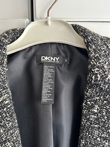 m Beden gri Renk DKNY ÖZEL TASARIM BLAZER