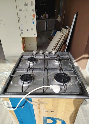 Gri 4 Gözlü Gazlı Ocak - Görsel 2