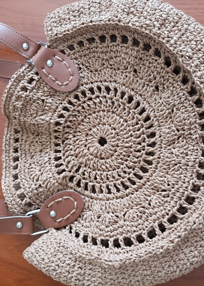 Kağıt ipten çanta  - Görsel 2