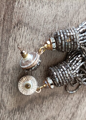 Taşlı küpe - Görsel 2