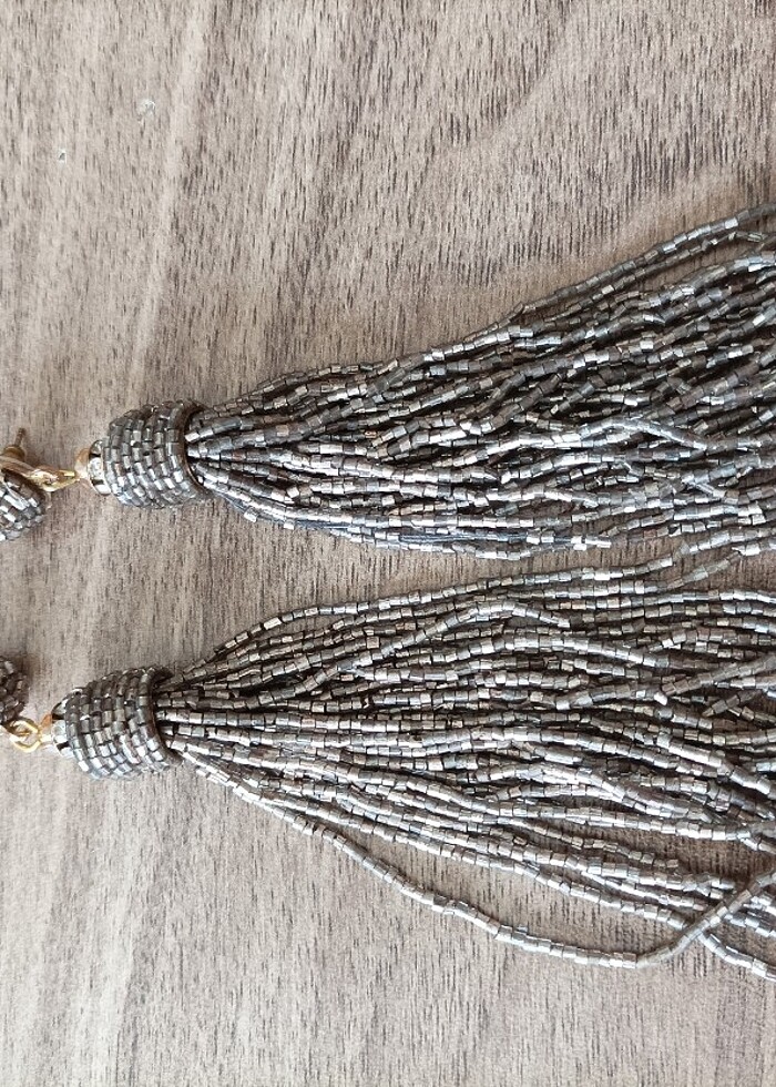 Taşlı küpe  - Görsel 3