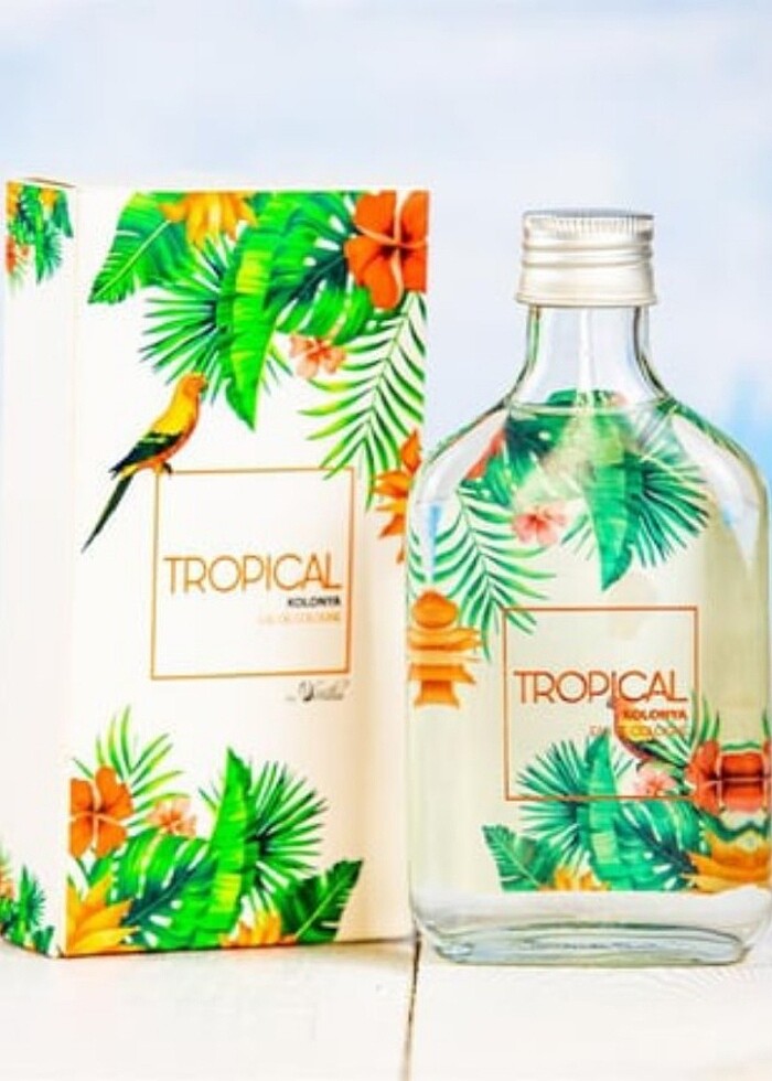 Venilia Tropical Kolonya Eau De Cologne Cam Şişe 200 ML - Görsel 4