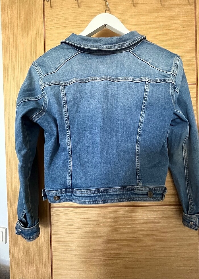 Kısa kot ceket - Görsel 2