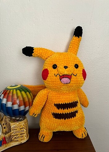  Beden El örgüsü tasarım oyuncak pikachu satışa hazır.