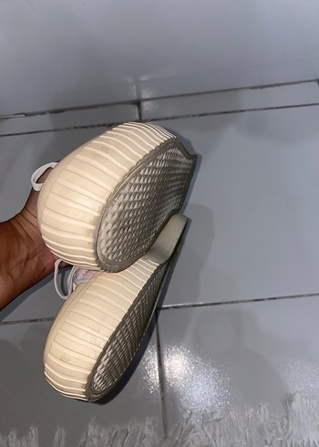 Pembe Bağcıklı Kadın Sneakers - Görsel 6