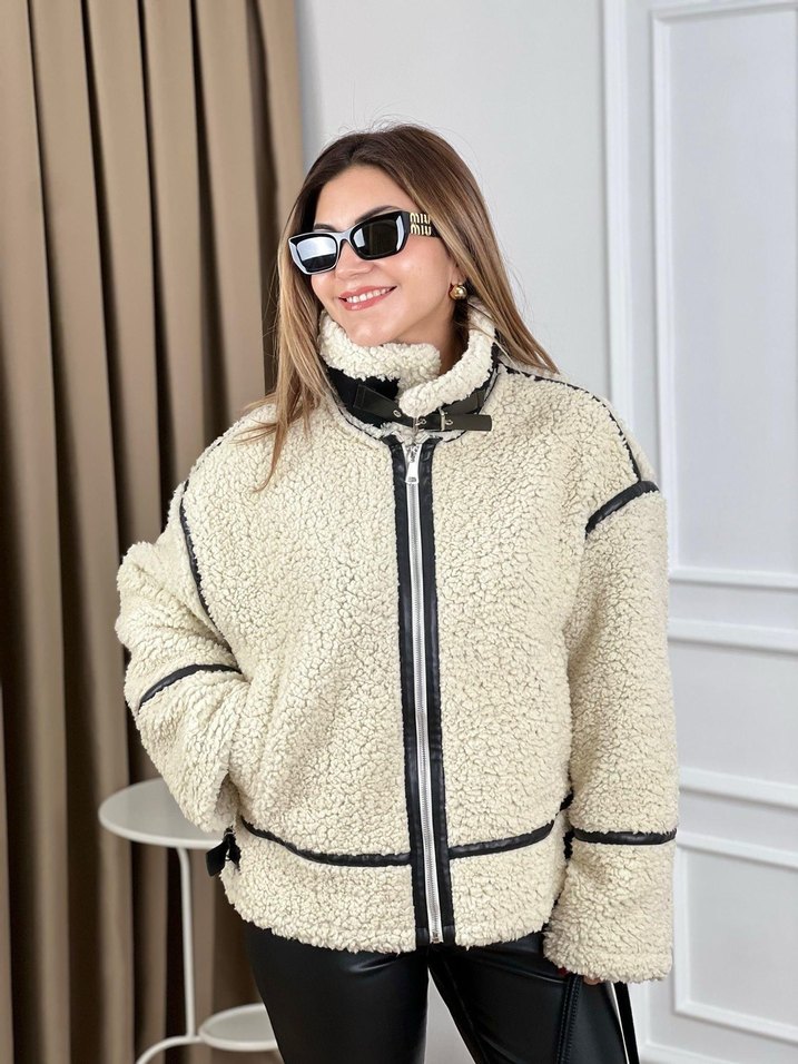 Peluş mont - Görsel 4