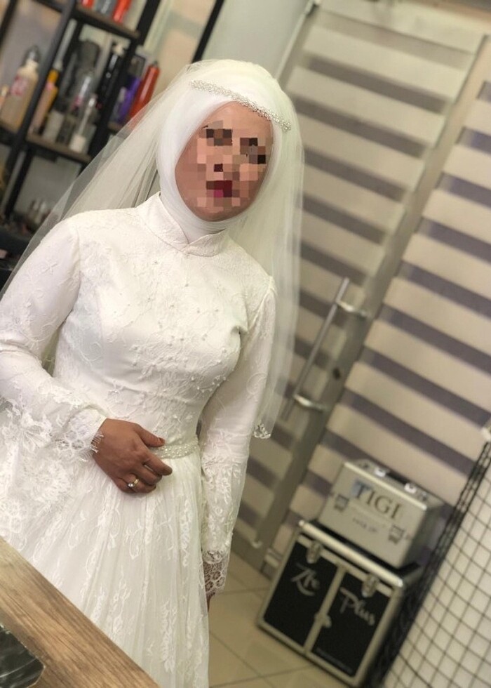 Tesettür gelinlik  - Görsel 2