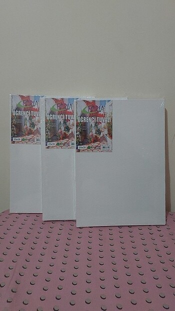3 adet 25 × 35 tuval