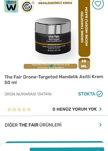 the fair. Drone-Targeted Mandelectoin Krem 50 ml - Görsel 6