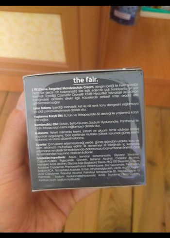 the fair. Drone-Targeted Mandelectoin Krem 50 ml - Görsel 5