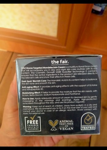 the fair. Drone-Targeted Mandelectoin Krem 50 ml - Görsel 2