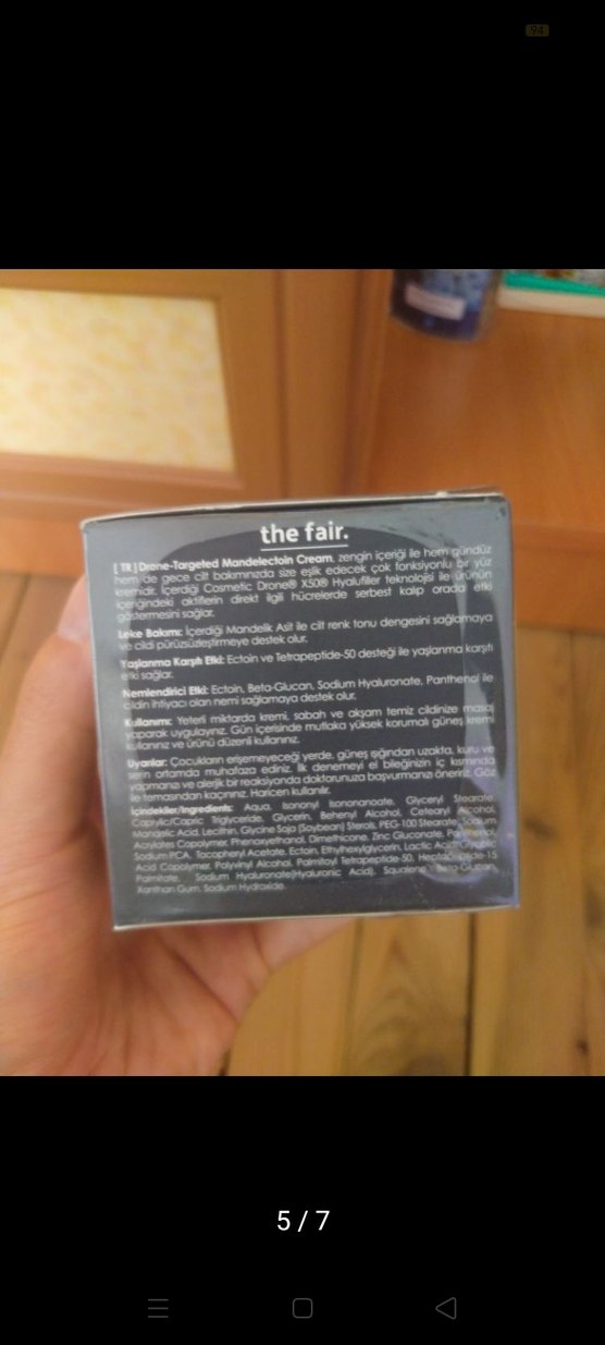 the fair. Drone-Targeted Mandelectoin Krem 50 ml - Görsel 5