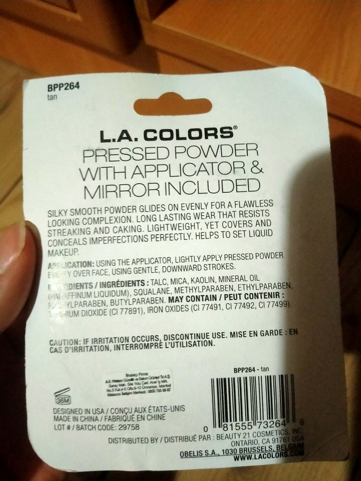 L.A. COLORS Ten Rengi Preslenmiş Pudra - Görsel 2