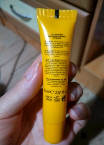 Lipz Be Happy Dudak Bakım Kremi 15ml - Görsel 4