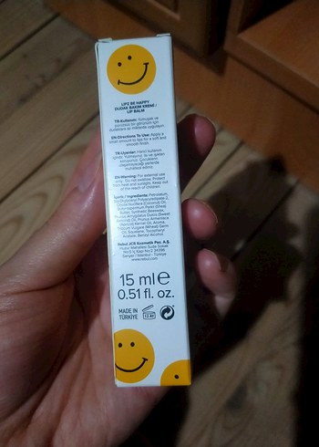 Lipz Be Happy Dudak Bakım Kremi 15ml - Görsel 2