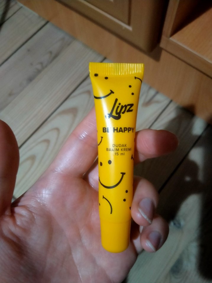 Lipz Be Happy Dudak Bakım Kremi 15ml - Görsel 3