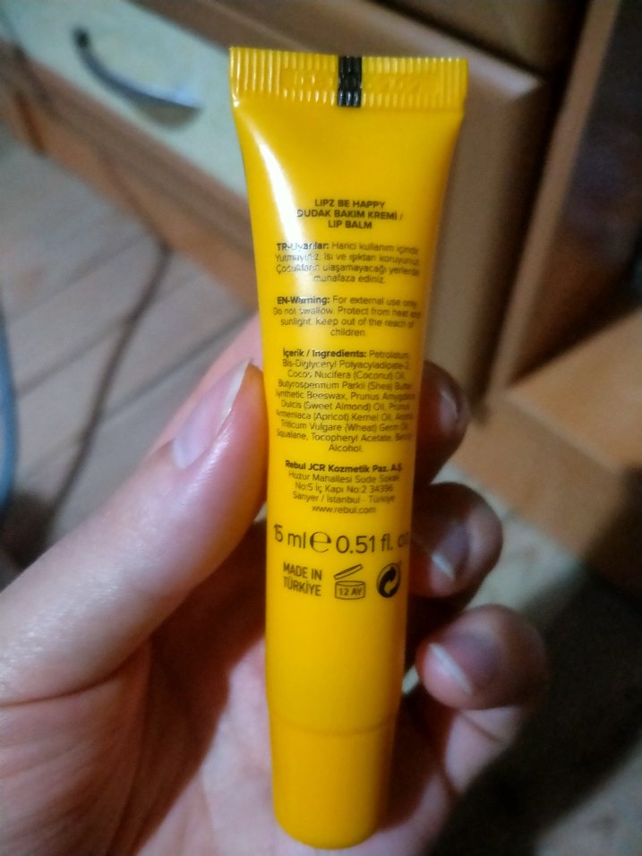 Lipz Be Happy Dudak Bakım Kremi 15ml - Görsel 4