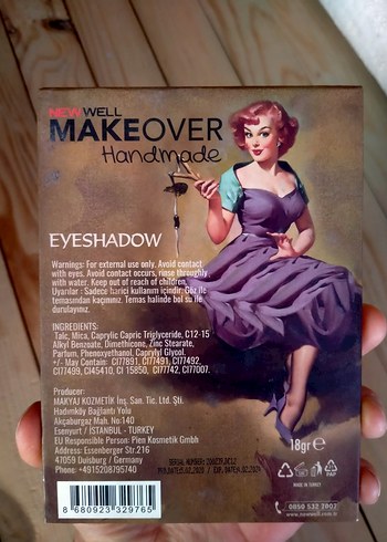 Bej Tonlarda El Yapımı Göz Farı Paleti - Görsel 3