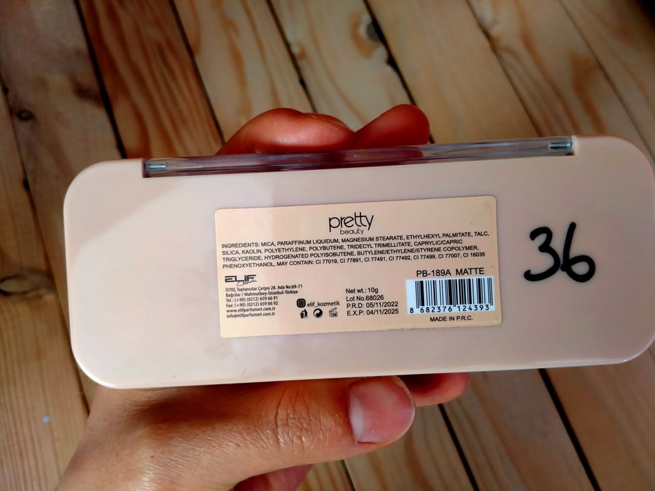 Çok Renkli Mat Göz Farı Paleti - Görsel 3