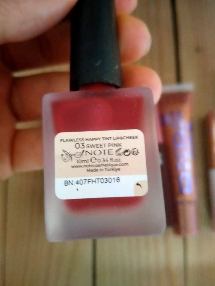 Pembe Likit Dudak ve Yanak Tint - Görsel 3