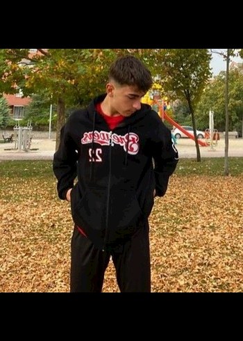 Kadın Siyah Fermuarlı Kapüşonlu Sweatshirt - Görsel 4