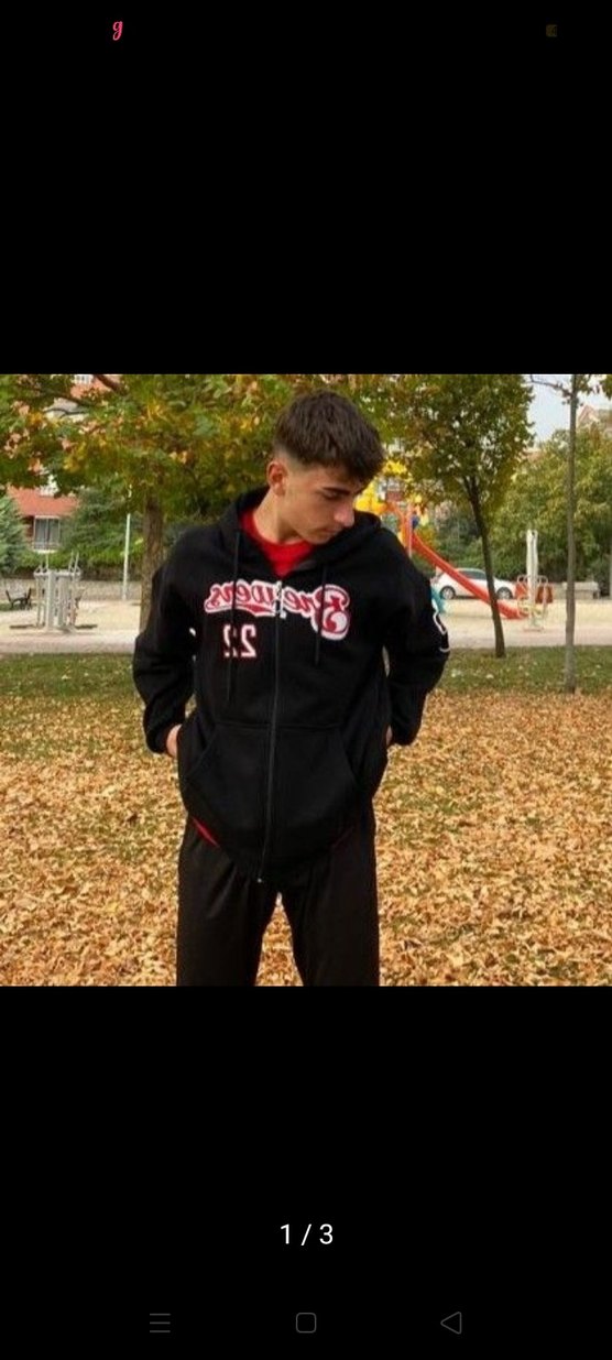 Kadın Siyah Fermuarlı Kapüşonlu Sweatshirt - Görsel 4