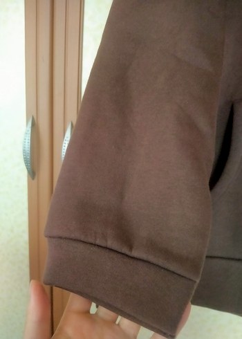 Kahverengi Fermuarlı Hamile Midi Kaban - Görsel 2