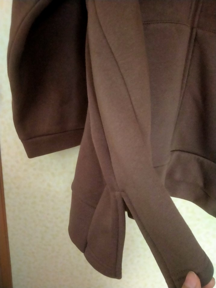 Kahverengi Fermuarlı Hamile Midi Kaban - Görsel 3