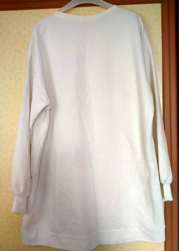 Kadın Beyaz Berkeley Baskılı Sweatshirt - Görsel 5