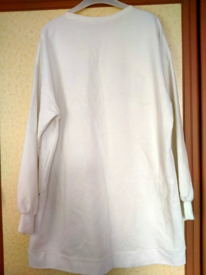 Kadın Beyaz Berkeley Baskılı Sweatshirt - Görsel 5