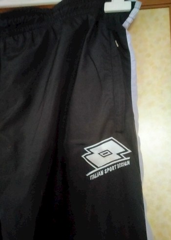 Siyah Rahat Kesim Spor Eşofman Altı - Görsel 2