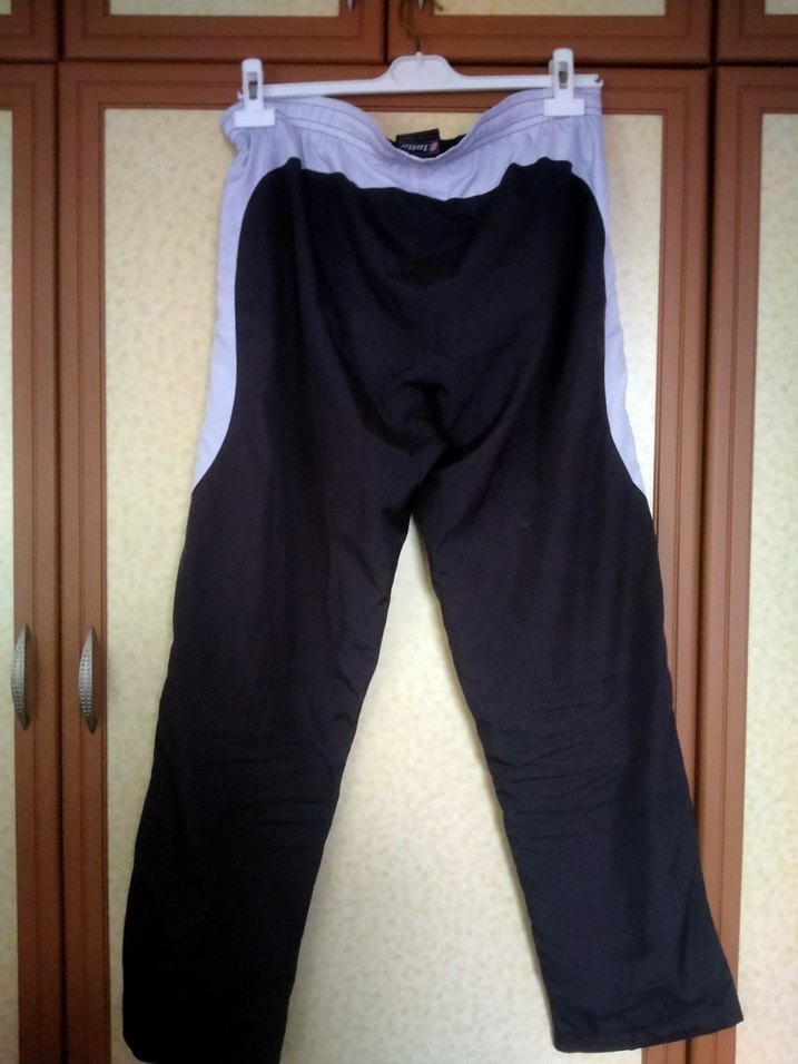 Siyah Rahat Kesim Spor Eşofman Altı - Görsel 4