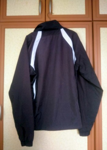 Kırmızı Siyah Fermuarlı Spor Ceket - Görsel 7