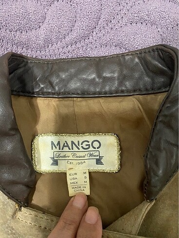 Mango Süet ceket