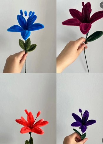 Beden Pastel Mor ve Sarı Kadife Çiçek Aranjmanı