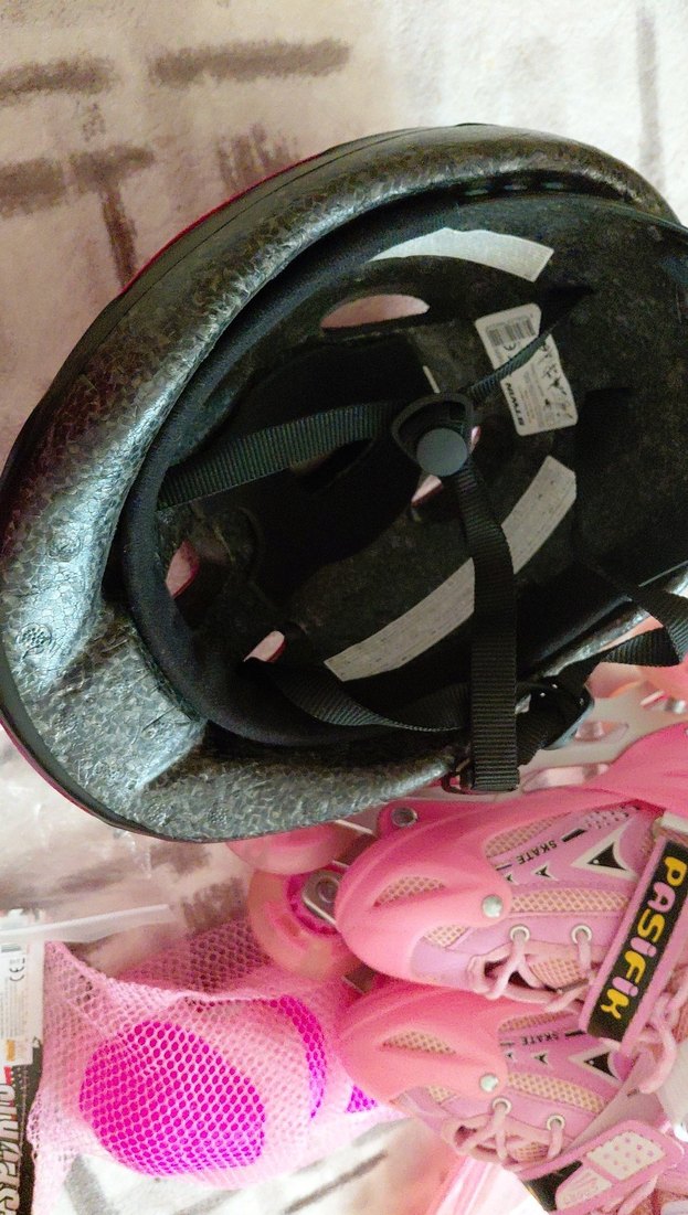 Pembe Biker Kız Çocuk Kaykay Seti - Görsel 5