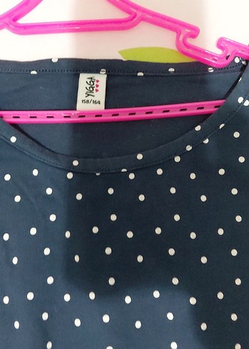 lacicert Puantiyeli Midi Elbise - Görsel 2