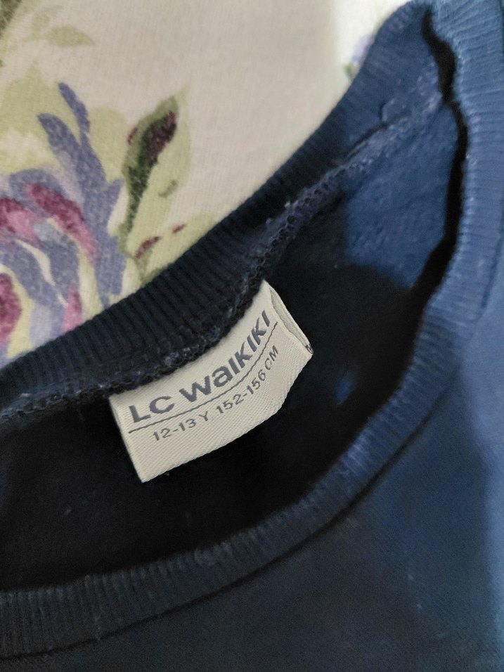 Çiçek Desenli Kız Uzun Kollu Bohem Tunik - Görsel 2