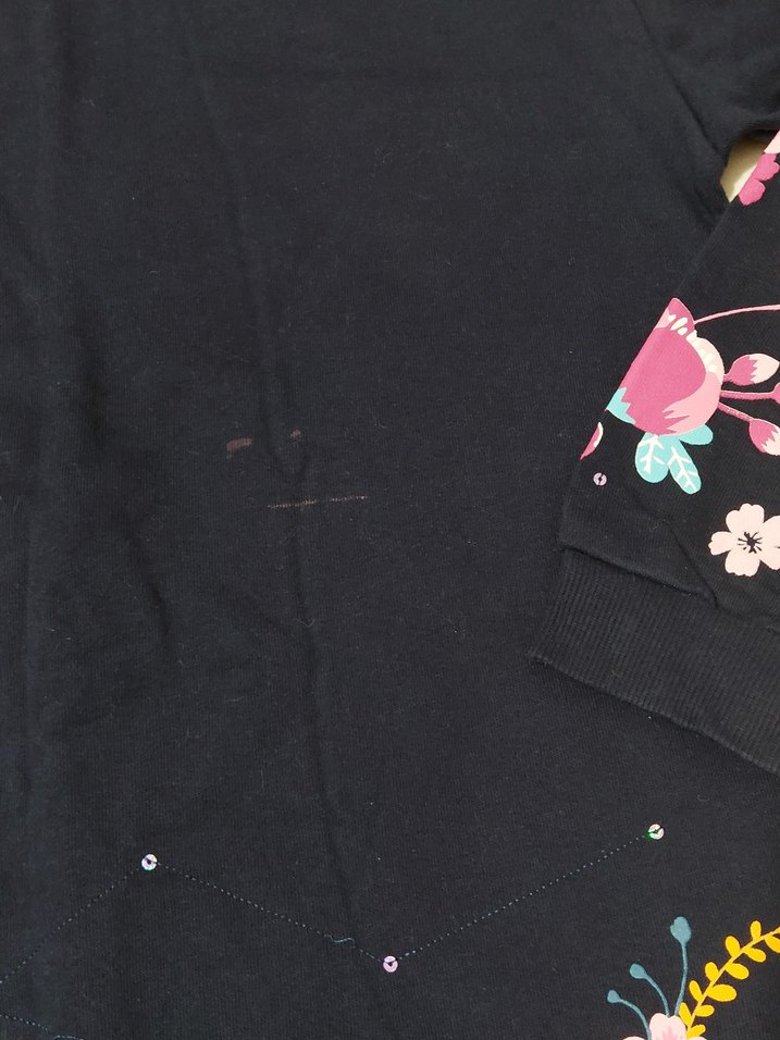 Çiçek Desenli Kız Uzun Kollu Bohem Tunik - Görsel 4