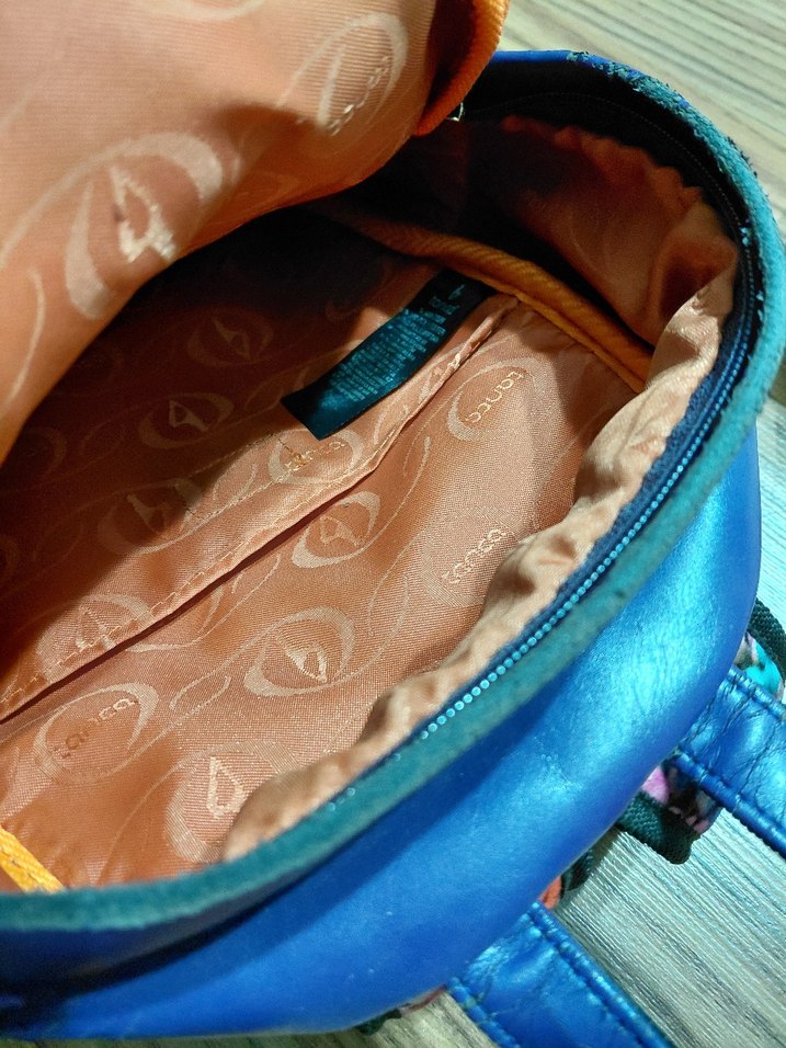 Renkli Bağcıklı Mor cocuk Sırt Çantası - Görsel 5