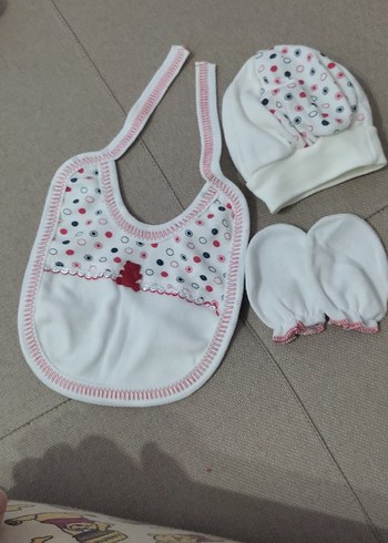Kız Bebek Beyaz Takım