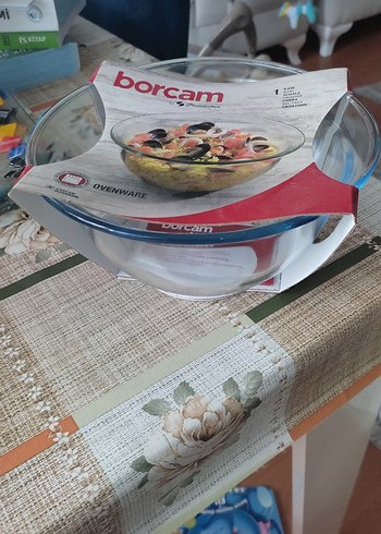 Borcam Cam Yuvarlak Fırın Kabı