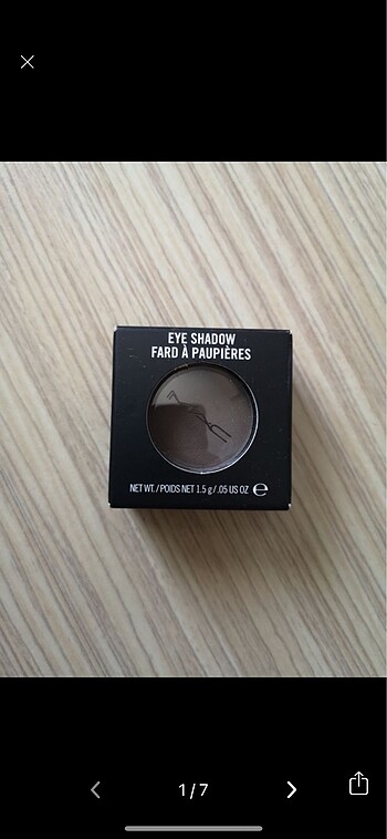 Beden Renk Mac eye shadow concrete satin