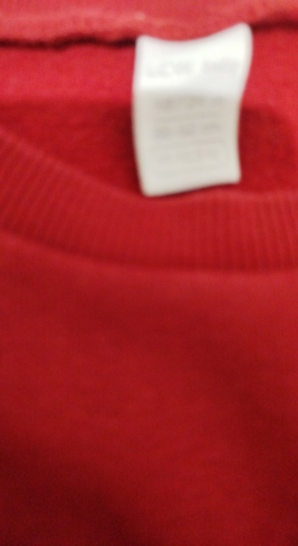 Kız Çocuk Kırmızı Fırfırlı Sweatshirt şardonlu - Görsel 4