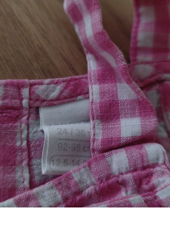 Pembe Pilili Kısa Kollu Bebek Kız Takımı - Görsel 4