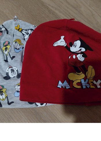 Mickey Mouse Desenli Çocuk Bere Seti - Görsel 2