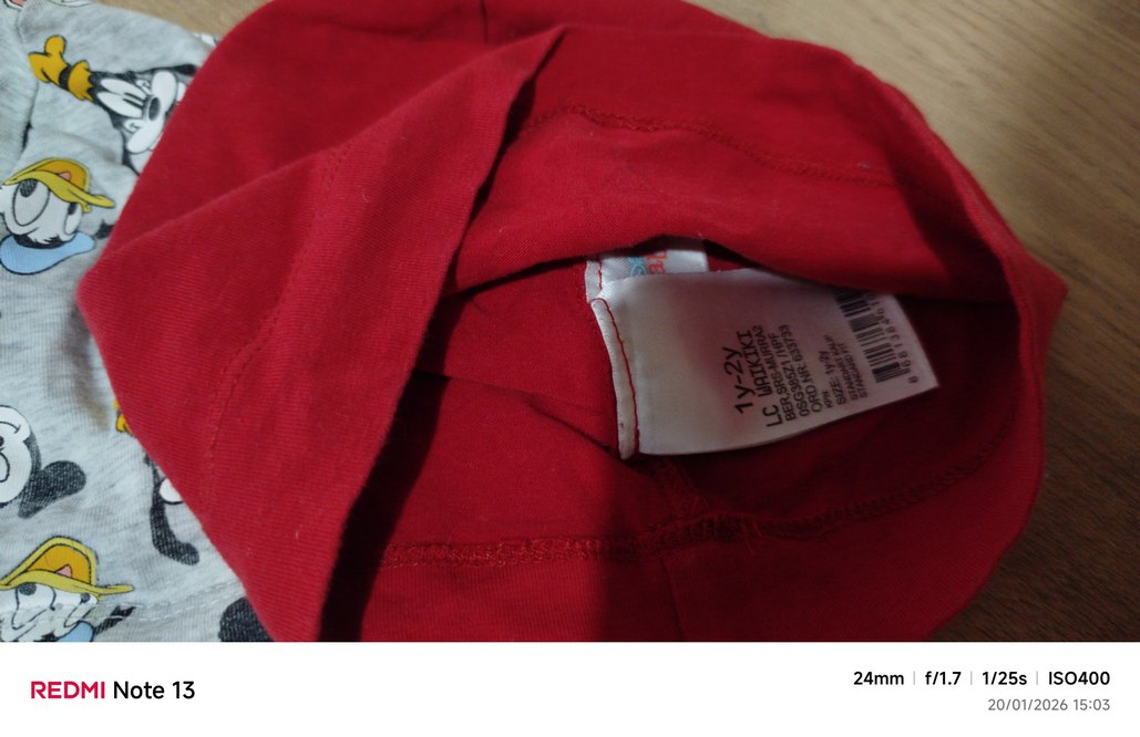 Mickey Mouse Desenli Çocuk Bere Seti - Görsel 4