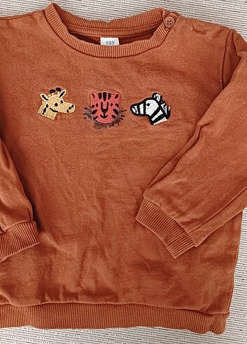 Erkek bebek sweatshirt
