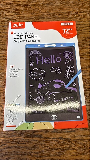 BLİC 12 inç LCD YAZI TABLETİ