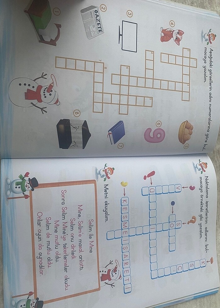 1.SINIF ATA YARIYIL TATİL KİTABI - Görsel 4